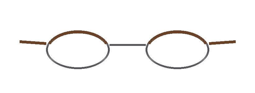 Browline Classic eyeglasses frame